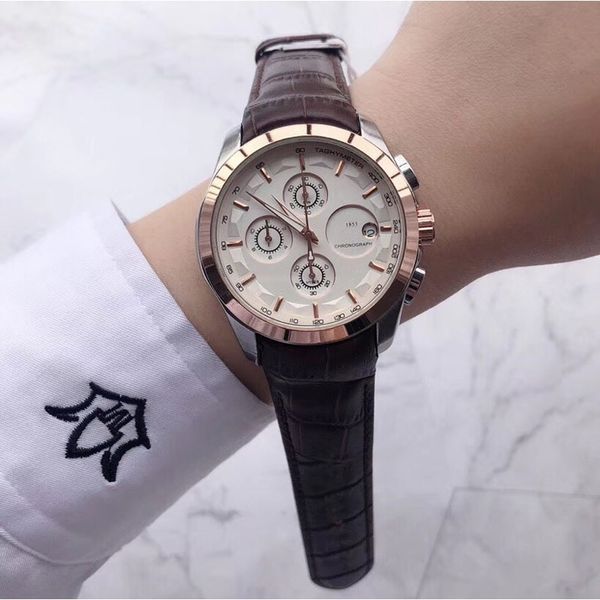 mens watches satch all dials work genuine leather 42mm dial watch for men's gift wristwatch dropshipping, Slivery;brown
mens watches satch all dials work genuine leather 42mm dial watch for men's gift wristwatch dropshipping, Slivery;brown
