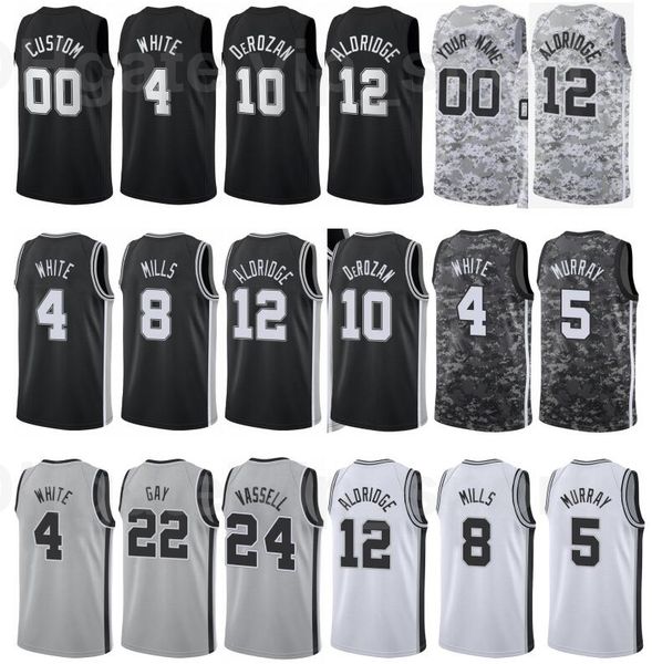 men print basketball city earned edition patty mills jersey 8 keldon johnson 3 rudy gay 22 jakob poeltl 25 black white grey team, Black;red 
men print basketball city earned edition patty mills jersey 8 keldon johnson 3 rudy gay 22 jakob poeltl 25 black white grey team, Black;red