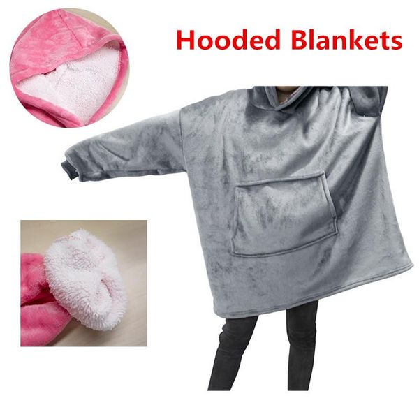 robe tv warm sweatshirt solid oversize women winter fleece long hoodies hooded pocket coat female blanket sleeve uokdi, Black
robe tv warm sweatshirt solid oversize women winter fleece long hoodies hooded pocket coat female blanket sleeve uokdi, Black