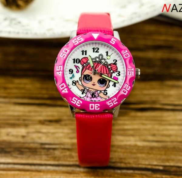 arrive desgin kids cartoon watch fashion lol girls watches childrens jelly boy girl students leather strap wristwatch christmas gift., Slivery;brown
arrive desgin kids cartoon watch fashion lol girls watches childrens jelly boy girl students leather strap wristwatch christmas gift., Slivery;brown