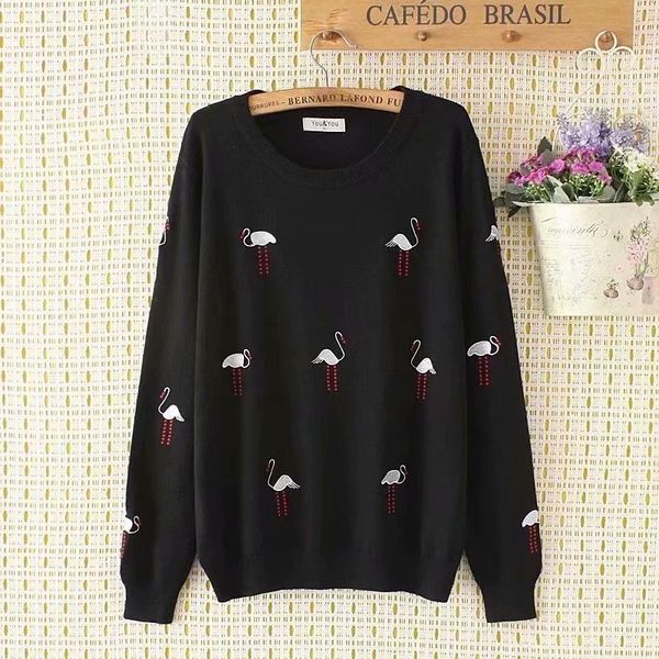 beautiful female plus embroidery black blouses autumn long sleeve casual pullovers outerwear mkae, White;black
beautiful female plus embroidery black blouses autumn long sleeve casual pullovers outerwear mkae, White;black