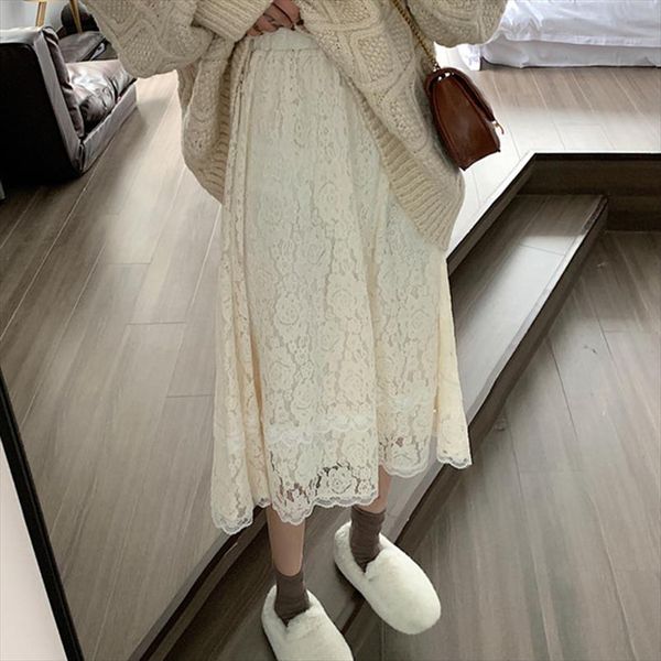 black white lace midi skirt women fashion 2020 spring winter korean cute elegant office a line skirt female lady
black white lace midi skirt women fashion 2020 spring winter korean cute elegant office a line skirt female lady