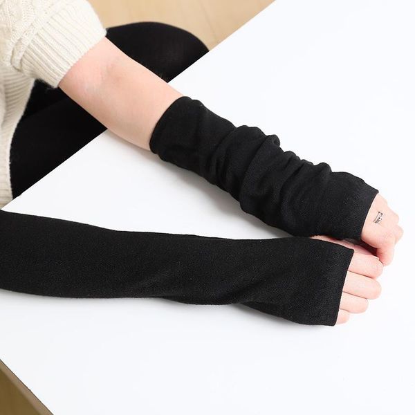 women girls cute gloves arm warmer cashmere winter warm comfy knitted soft long fingerless gloves mitten, Blue;gray
women girls cute gloves arm warmer cashmere winter warm comfy knitted soft long fingerless gloves mitten, Blue;gray