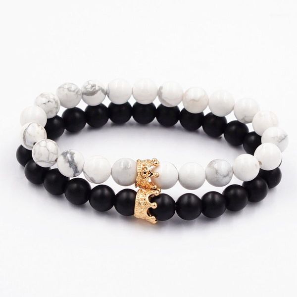 other bracelets 2pcs/set couple for lovers crown queen charm stone beads women and men jewellery gift1, Golden;silver
other bracelets 2pcs/set couple for lovers crown queen charm stone beads women and men jewellery gift1, Golden;silver