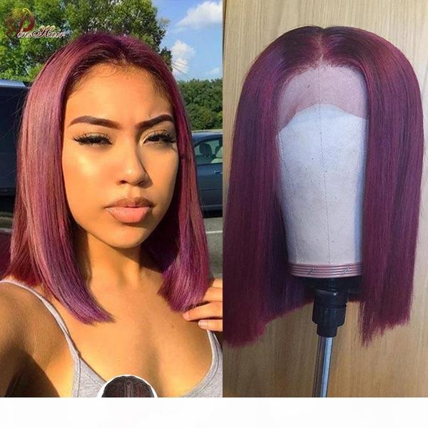 short red bob human hair lace wigs burgundy 99j peruvian 13x1 lace wigs remy hair baby hd transparent bob wig 150, Black;brown
short red bob human hair lace wigs burgundy 99j peruvian 13x1 lace wigs remy hair baby hd transparent bob wig 150, Black;brown