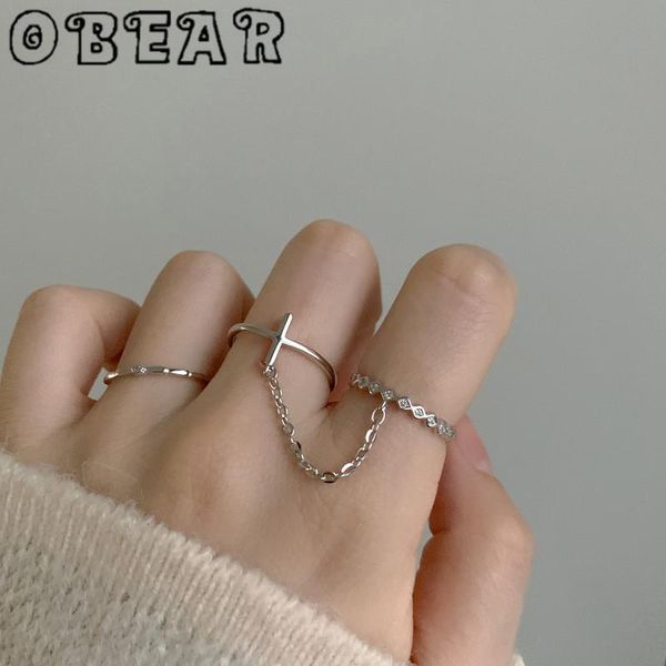 cluster rings obear silver plated vintage cross geometry double ring for women inlaid zircon chain party birthday gift jewelry, Golden;silver
cluster rings obear silver plated vintage cross geometry double ring for women inlaid zircon chain party birthday gift jewelry, Golden;silver