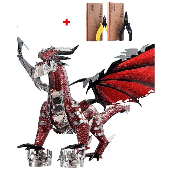 piececool 3d metal puzzle the black dragon model diy 3d laser cut assemble jigsaw toys deskdecoration gift for children y200421
piececool 3d metal puzzle the black dragon model diy 3d laser cut assemble jigsaw toys deskdecoration gift for children y200421