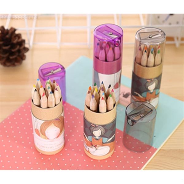 Color Lead 2019 Pencil Wood Colour Pencils Sets Of 12 Kids Colored Drawing Children Dhl Free