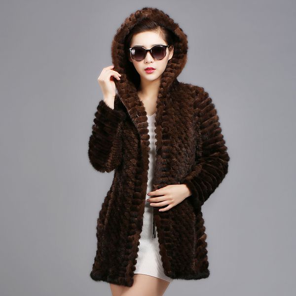 medium-long female 2020 mink skin woman mesh hair with a outerwear hood fyhb, Black
medium-long female 2020 mink skin woman mesh hair with a outerwear hood fyhb, Black