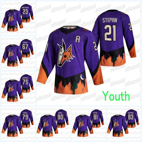 youth arizona coyotes 2021 reverse retro jersey shane doan clayton keller tyler pitlick oliver ekman-larsson niklas hjalmarsson derek stepan, Black;red
youth arizona coyotes 2021 reverse retro jersey shane doan clayton keller tyler pitlick oliver ekman-larsson niklas hjalmarsson derek stepan, Black;red