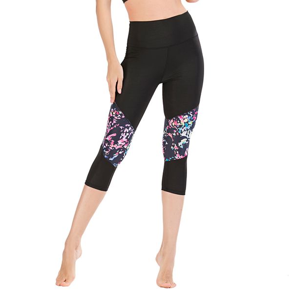 running tight cropped shorts yoga sports fitness pants women's print underpants aoshili 11043, Black
running tight cropped shorts yoga sports fitness pants women's print underpants aoshili 11043, Black