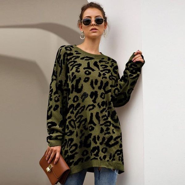 leopard sweater women knitted leopard print long sleeve o-neck sweater blouses1, White;black
leopard sweater women knitted leopard print long sleeve o-neck sweater blouses1, White;black