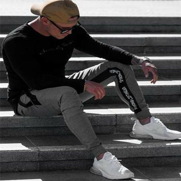 male workout jogging pants men striped sport sweatpants casual long pants men slim fitness jogging bodybuilding running trousers1, Black
male workout jogging pants men striped sport sweatpants casual long pants men slim fitness jogging bodybuilding running trousers1, Black
