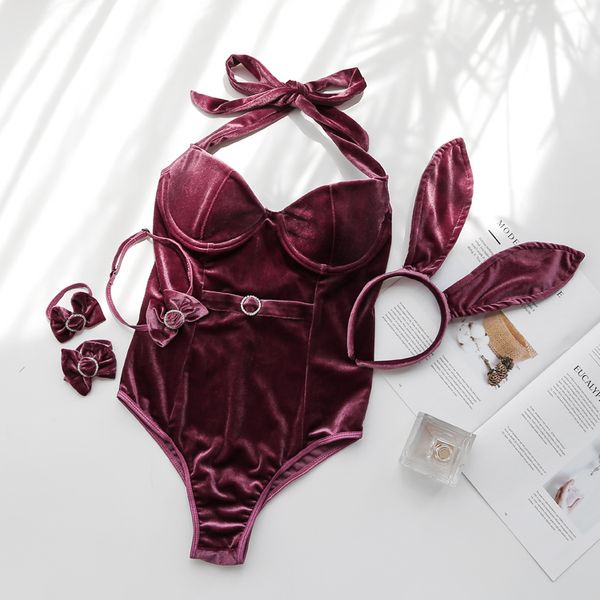 velvet lingerie for girls, babydoll bunny suit, erotic uniform, sexy, party clothes., Black
velvet lingerie for girls, babydoll bunny suit, erotic uniform, sexy, party clothes., Black