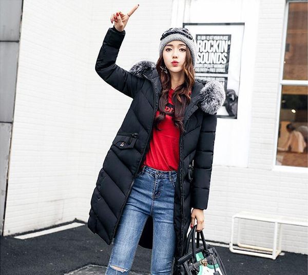 2019 nouvelle mode hiver vestes et manteau doudoune capuche coton fourrure col long manteau femmes vtements d'extrieur chaud c1204, Black
2019 nouvelle mode hiver vestes et manteau doudoune capuche coton fourrure col long manteau femmes vtements d'extrieur chaud c1204, Black