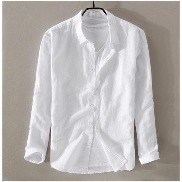 men's casual shirts summer plus size solid baggy cotton and linen long sleeve button -3xl camisa masculina camisas hombre, White;black
men's casual shirts summer plus size solid baggy cotton and linen long sleeve button -3xl camisa masculina camisas hombre, White;black