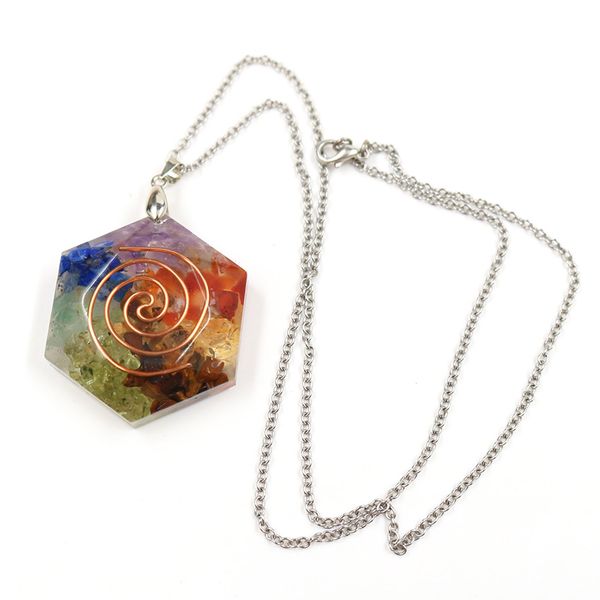 wholesale 10 pcs copper rhombus and rectangle shape colorful stone and resin pendant orgonite necklace healing chakra jewelry, Silver
wholesale 10 pcs copper rhombus and rectangle shape colorful stone and resin pendant orgonite necklace healing chakra jewelry, Silver