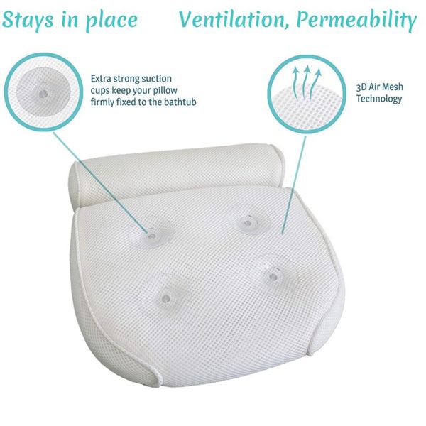 bath pillow neck and headrest support thickened pillow for home tub bathroom bathtub spa pillow with 4d air mesh technology bbyzzy
bath pillow neck and headrest support thickened pillow for home tub bathroom bathtub spa pillow with 4d air mesh technology bbyzzy