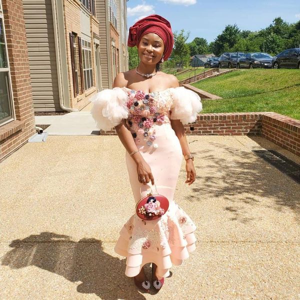 mermaid beaded prom dresses flowers appliqued off the shoulder neck african evening gowns satin ankle length formal dress, Black;red
mermaid beaded prom dresses flowers appliqued off the shoulder neck african evening gowns satin ankle length formal dress, Black;red