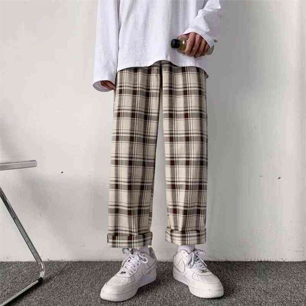 spring plaid pants men sports pants retro loose casual womens version of the trend of wild fashion wide-leg, Black;white
spring plaid pants men sports pants retro loose casual womens version of the trend of wild fashion wide-leg, Black;white