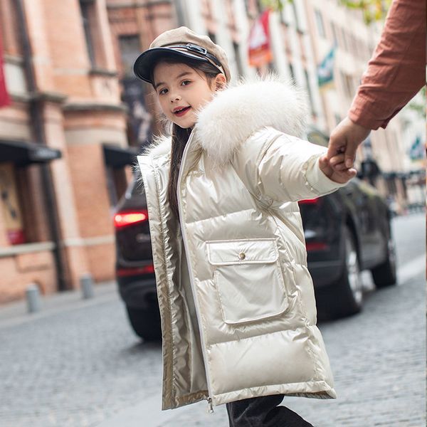 down jacket boys girls middle and long bright cotton padded clothes thickened children's winter coat korean version, Blue;gray
down jacket boys girls middle and long bright cotton padded clothes thickened children's winter coat korean version, Blue;gray