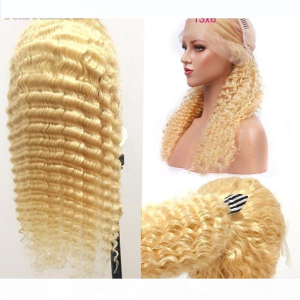 613 honey blonde 13x6 lace front human hair wigs brazilian deep wave wigs lace front wig blonde hair remy 150% density, Black;brown
613 honey blonde 13x6 lace front human hair wigs brazilian deep wave wigs lace front wig blonde hair remy 150% density, Black;brown
