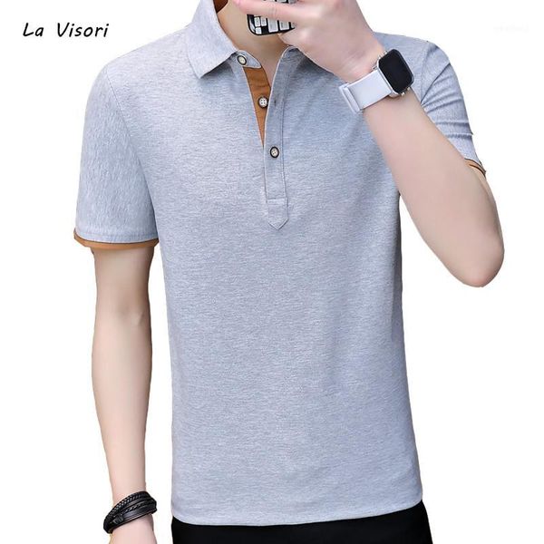 men's casual shirt short sleeve cotton breathable elasticity lovers fashion tees summer dress1 men's polos, White;black
men's casual shirt short sleeve cotton breathable elasticity lovers fashion tees summer dress1 men's polos, White;black