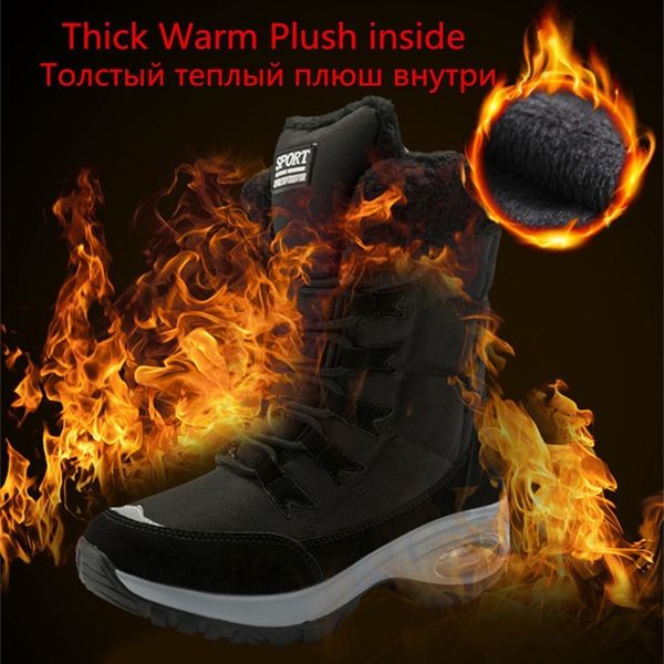 waterproof winter women boots warm plush women's snow boots outdoor non-slip sneakers fur platform ankle boots 201124, Black
waterproof winter women boots warm plush women's snow boots outdoor non-slip sneakers fur platform ankle boots 201124, Black