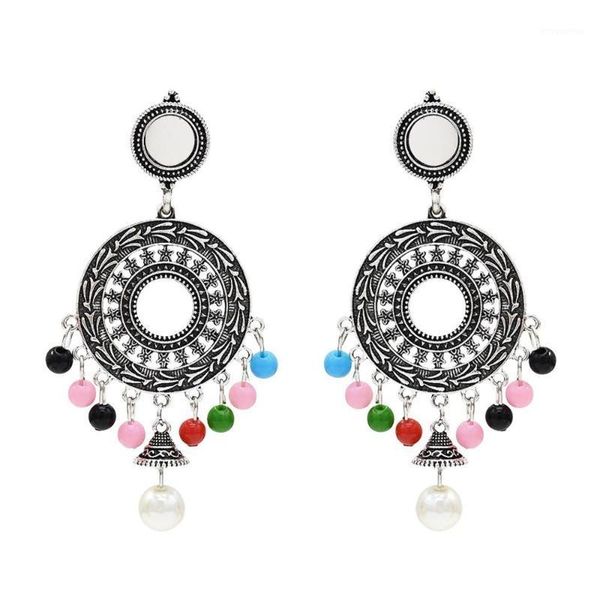 Bollywood Oxidized Jewellery Ethnic Afghan Pearl Long Tassel Beaded Drop Flower Jhumka Earrings Wedding Jewelry1, Silver
Bollywood Oxidized Jewellery Ethnic Afghan Pearl Long Tassel Beaded Drop Flower Jhumka Earrings Wedding Jewelry1, Silver