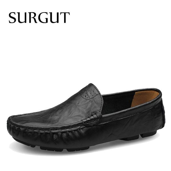 surgut leather & fur vintage genuine leather soft loafers for men slip on moccasins boat flats shoes big size, Black
surgut leather & fur vintage genuine leather soft loafers for men slip on moccasins boat flats shoes big size, Black