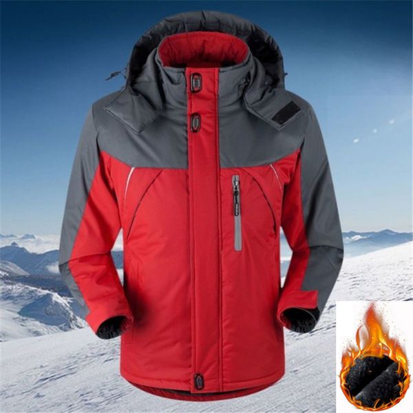 big size hiking hooded jacket men windproof and waterproof overcoat winter climb ski trekking outdoor windbreak chaqueta hombre, Black
big size hiking hooded jacket men windproof and waterproof overcoat winter climb ski trekking outdoor windbreak chaqueta hombre, Black