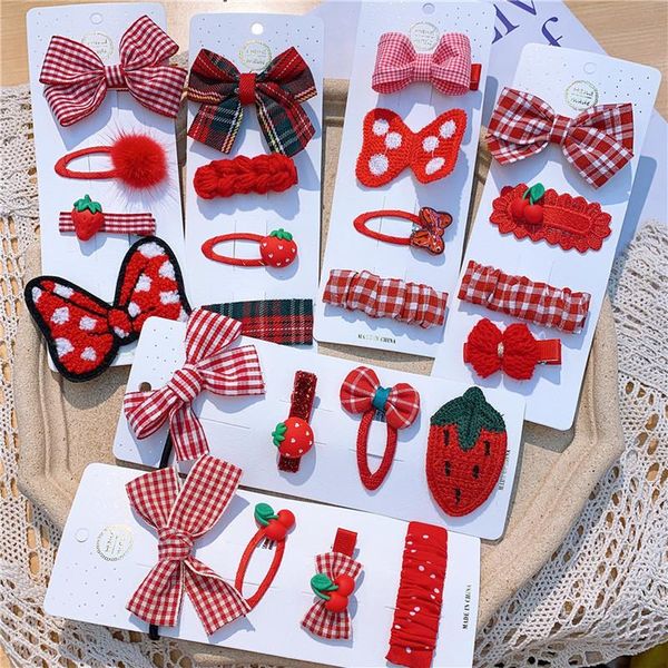4 pcs beautiful red series children's hair accessories simple cute lattice tie bow bb clip sweet girl princess hairpins headwear, Slivery;white
4 pcs beautiful red series children's hair accessories simple cute lattice tie bow bb clip sweet girl princess hairpins headwear, Slivery;white