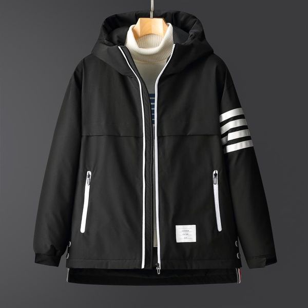 winter parka men's solid jacket 2020 new arrival thick warm coat long hooded jacket fur collar windproof padded coat fashion men, Black
winter parka men's solid jacket 2020 new arrival thick warm coat long hooded jacket fur collar windproof padded coat fashion men, Black