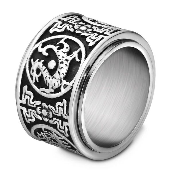 cluster rings vintage retro stainless steel jewelry dragon punk for men male accessories cool, Golden;silver
cluster rings vintage retro stainless steel jewelry dragon punk for men male accessories cool, Golden;silver