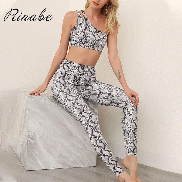 yoga outfits rinabe snake print 2021 ensemble sport femme fitness set exercise clothing athletic one shoulder show waist sets, White;red
yoga outfits rinabe snake print 2021 ensemble sport femme fitness set exercise clothing athletic one shoulder show waist sets, White;red