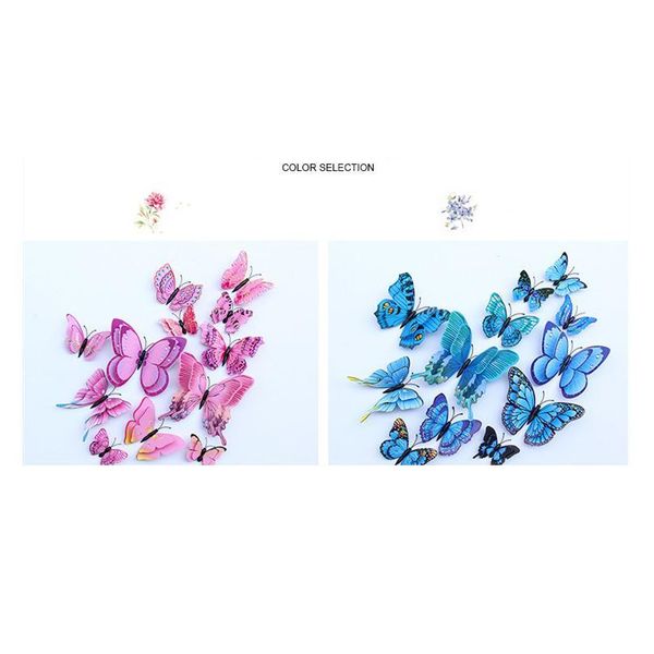 12pcs/lot butterflies wall stickers home decor multicolor double layer 3d butterfly sticker for decoration on the liv jlledg
12pcs/lot butterflies wall stickers home decor multicolor double layer 3d butterfly sticker for decoration on the liv jlledg