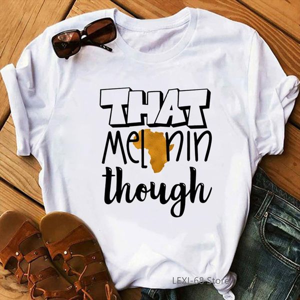 that melanin though golden african map print graphic tees women black lives matter tshirt educated black girl female clothes, White
that melanin though golden african map print graphic tees women black lives matter tshirt educated black girl female clothes, White