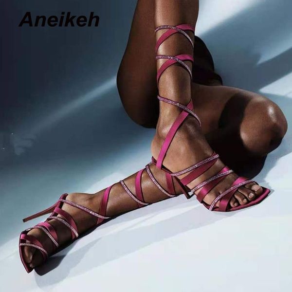 sandals aneikeh 2021 summer pu cross-tied sandales peep toe high heel bling fashion slip on slides ladies gladiator party shoes, Black
sandals aneikeh 2021 summer pu cross-tied sandales peep toe high heel bling fashion slip on slides ladies gladiator party shoes, Black