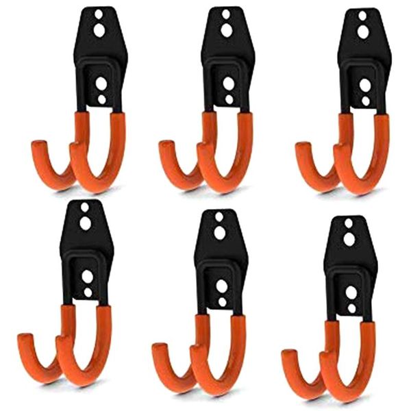hooks & rails steel garage storage utility double hook, heavy duty tool for organizing power tools, small j hook (6 packs, 4.7 x 1.9 2.5 inc
hooks & rails steel garage storage utility double hook, heavy duty tool for organizing power tools, small j hook (6 packs, 4.7 x 1.9 2.5 inc