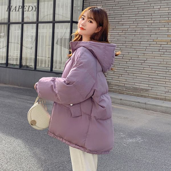 hapedy women's winter down jackets solid loose women coats hooded stand collar oversize korean style thick warm casual outerwear c1204, Black
hapedy women's winter down jackets solid loose women coats hooded stand collar oversize korean style thick warm casual outerwear c1204, Black