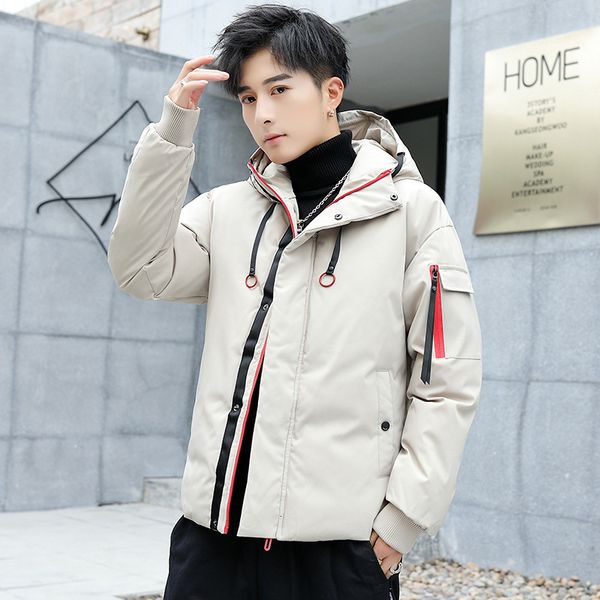 2020 winter new korean trend thickened warm student coat tide brand hooded down cotton padded jacket men's, Black
2020 winter new korean trend thickened warm student coat tide brand hooded down cotton padded jacket men's, Black