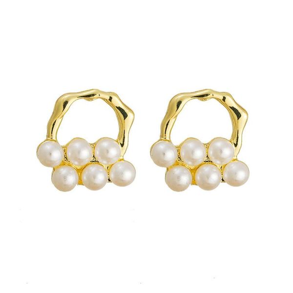 stud korea fashion pearl geometry ear ring for women luxury elegant simple temperament exquisite earrings jewellery gift, Golden;silver
stud korea fashion pearl geometry ear ring for women luxury elegant simple temperament exquisite earrings jewellery gift, Golden;silver