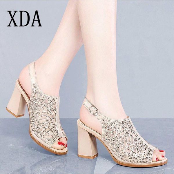dress shoes xda 2021 summer women sandals peep toe high heels mesh hollow out pumps woman fashion crystal back strap party b177, Black
dress shoes xda 2021 summer women sandals peep toe high heels mesh hollow out pumps woman fashion crystal back strap party b177, Black