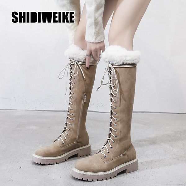 boots ladies lace up knee-high warm long women shoes high zapatos de mujer va201, Black
boots ladies lace up knee-high warm long women shoes high zapatos de mujer va201, Black
