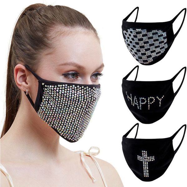 rhinestone designer face masks women diamond encrusted sequin decorative facemask christmas dust-proof haze mask in stock
rhinestone designer face masks women diamond encrusted sequin decorative facemask christmas dust-proof haze mask in stock