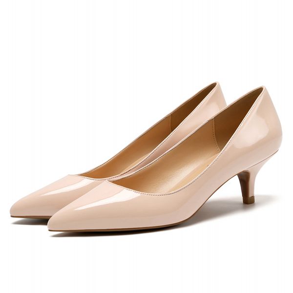 genuine leather sliding into european style shoes med heels flat pumps elegant lady wedding white bombs e0006 f109, Black
genuine leather sliding into european style shoes med heels flat pumps elegant lady wedding white bombs e0006 f109, Black