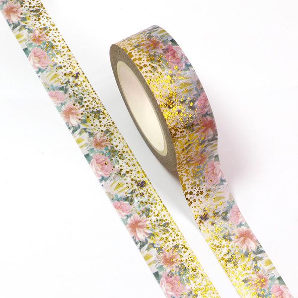 5pieces/lot 1pc 15mm*10m washi tape foil spring gold dot pink flowers leaves decorative scrapbooking masking tape school office supply 2016
5pieces/lot 1pc 15mm*10m washi tape foil spring gold dot pink flowers leaves decorative scrapbooking masking tape school office supply 2016
