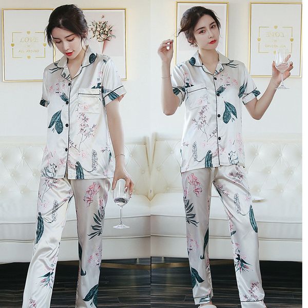 2021 set of pajamas plus size 2 piece all female sleep silk satin suit homewear pyjamas short sleeve sleepwear 5xl 62d5, Black;red
2021 set of pajamas plus size 2 piece all female sleep silk satin suit homewear pyjamas short sleeve sleepwear 5xl 62d5, Black;red