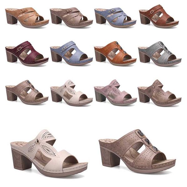 fives womens sandals pumps summer chunky heels leather open toes slip on good quality casual home size 36-41, Black
fives womens sandals pumps summer chunky heels leather open toes slip on good quality casual home size 36-41, Black