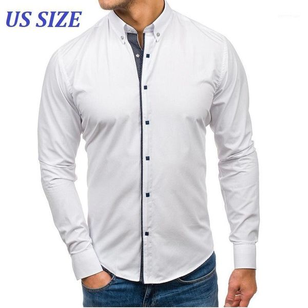 us size 100% cotton mens dress long sleeve formal shirt men social business shirts camisa masculin chemise homme ts-5201, White;black
us size 100% cotton mens dress long sleeve formal shirt men social business shirts camisa masculin chemise homme ts-5201, White;black